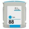 CARTUCHO PREMIUM HP NºC9391AE / 88XL CAP.28ML CYAN