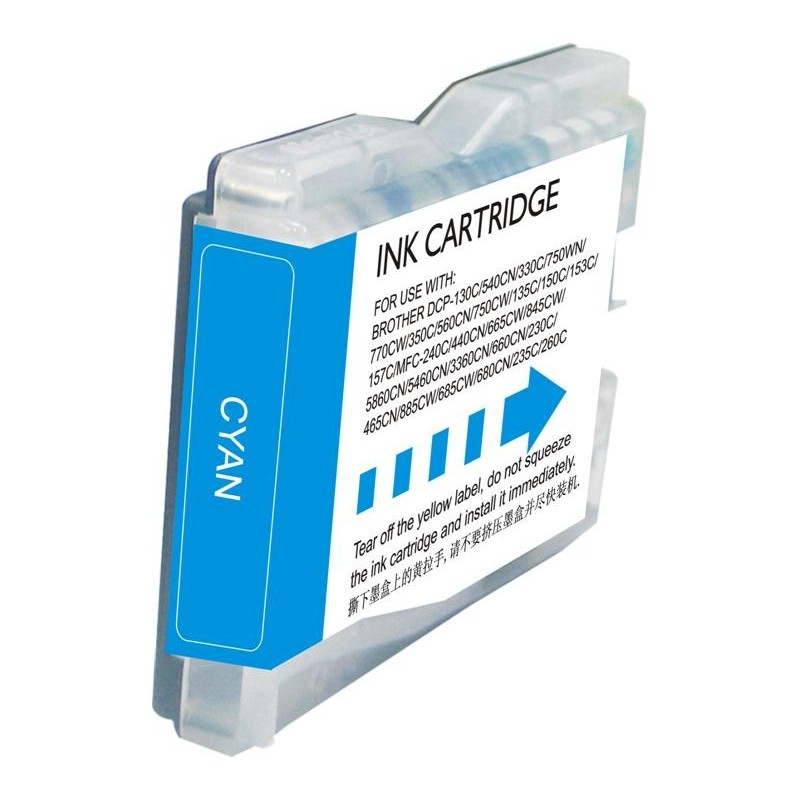 CARTUCHO PREMIUM BROTHER NºLC970C / LC1000C CAP.20ML CYAN