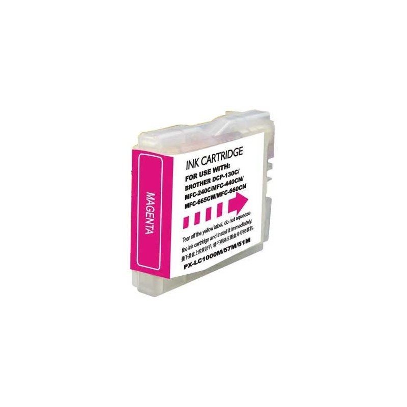 CARTUCHO PREMIUM BROTHER NºLC970M / LC1000M CAP.20ML MAGENTA
